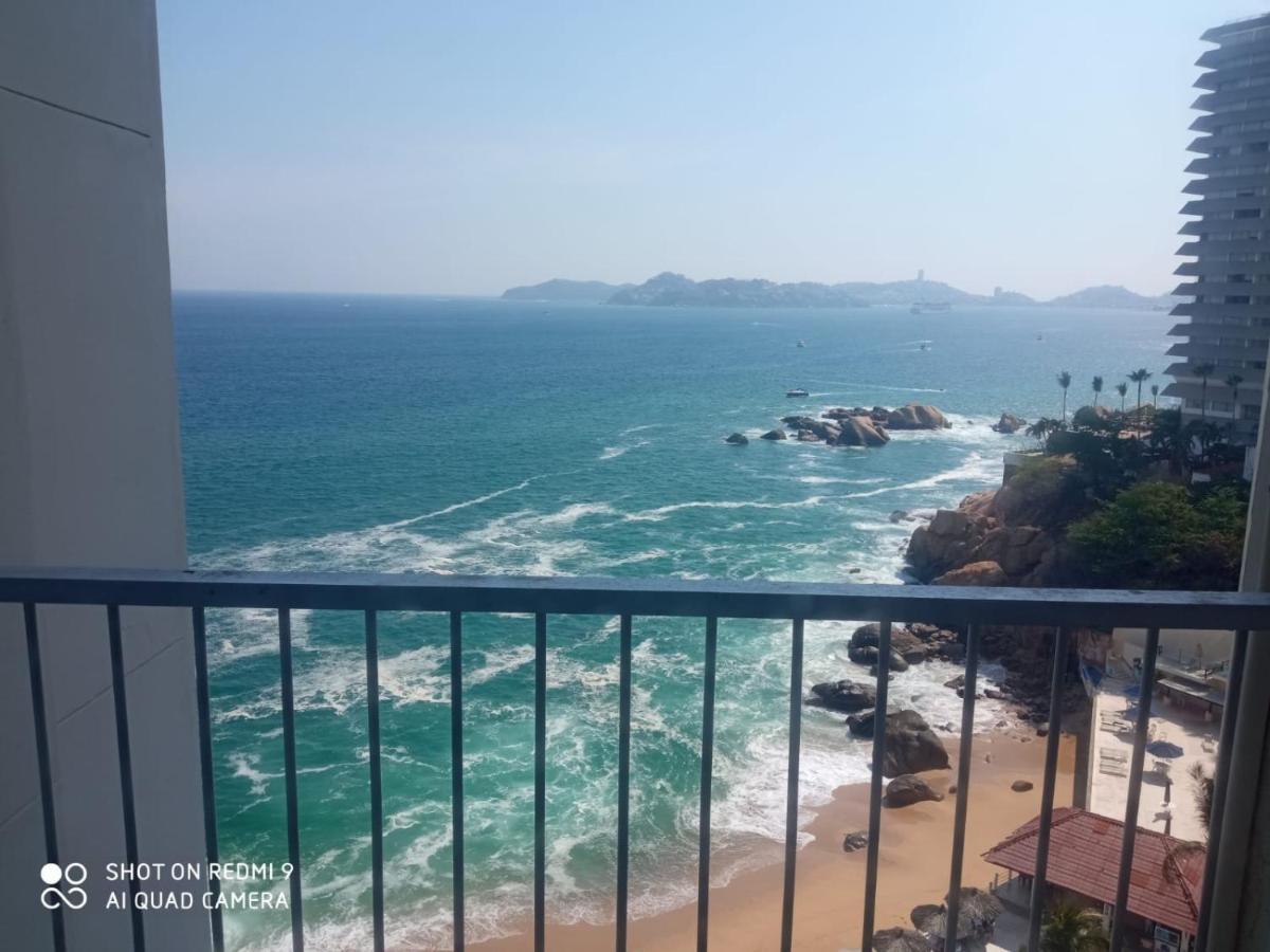 Suite Frente Al Mar En Torres Gemelas Acapulco Buitenkant foto